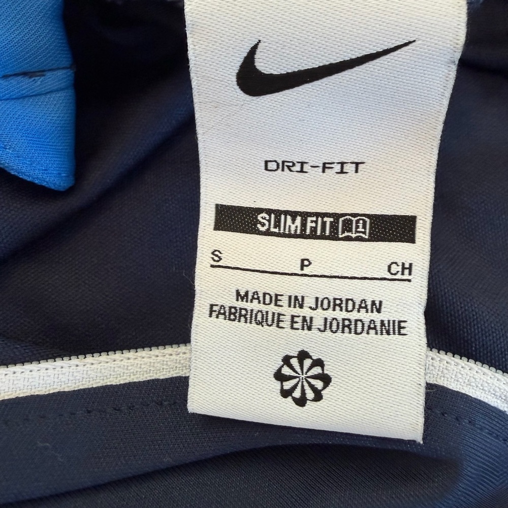 Nike Dri-FIT Zip Up Track Jacket Small Blue Navy Athletic - Picture 4 of 10